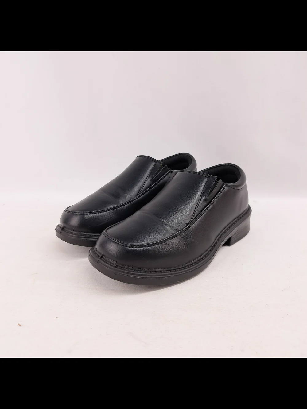 French Toast Boys Black Slip On Dress Shoes Loafers School Uniform Formal